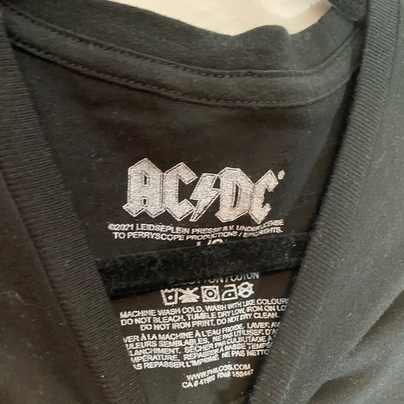 NWT AC/DC Black Large T-shirt - Picture 3 of 4